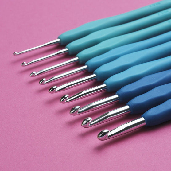 

Easy Touch-virkkuukoukkusetti - Lagoon - 9 kokoa - Hobbii
4