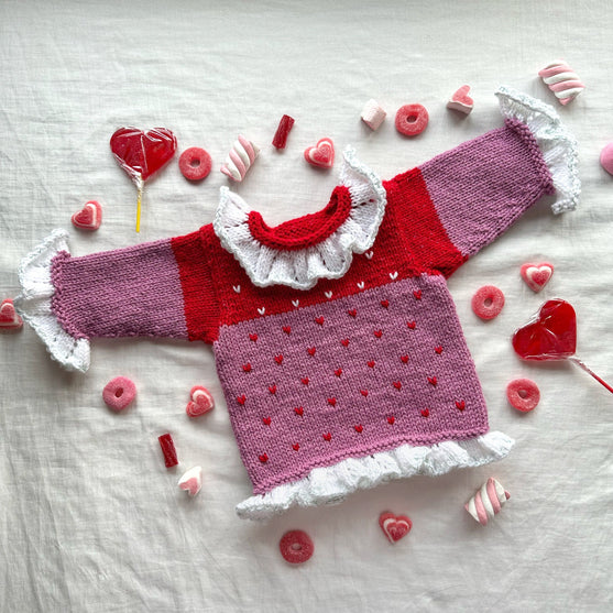 

Sugar Rush - Lasten neulepusero
1