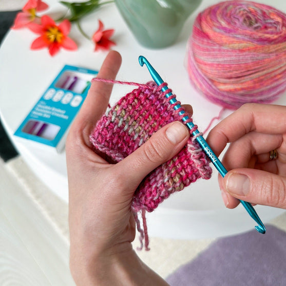 

Alumiininen Tupla-Tunisialainen Virkkuukoukkusetti - 14 cm - Hobbii
3