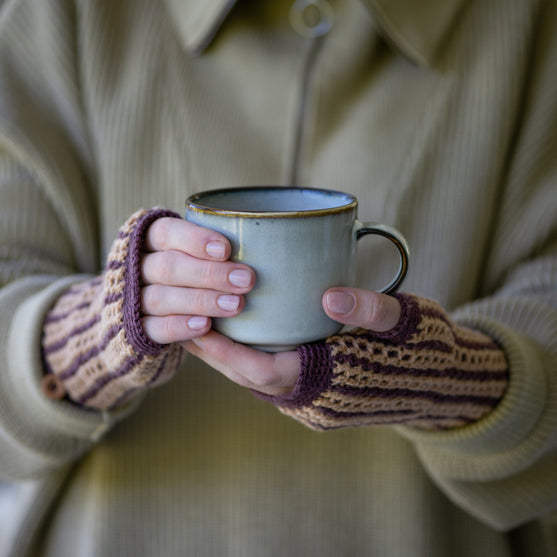 

2. adventtisunnuntai - Virkkaus - Kaleidoskope - Ranteenlämmittimet
1