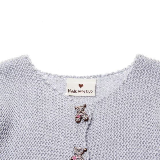 

Kangasmerkit - Handmade with love - 5 cm - 10 kpl - Go Handmade
5