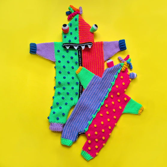 

Monster Romper - Halloween-haalari
1