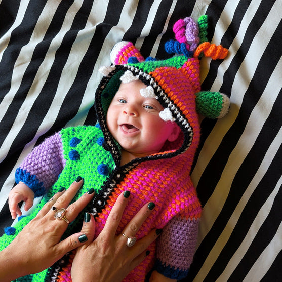 

Monster Romper - Halloween-haalari
7