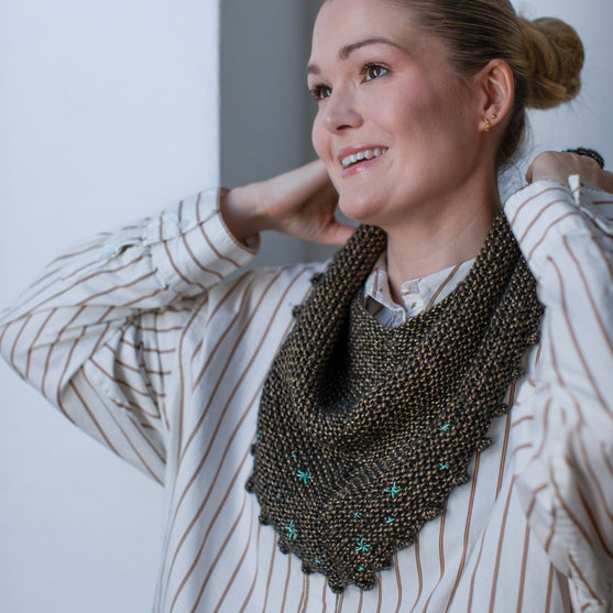 

4. adventtisunnuntai - Neulonta - Snowflake - Huivi
5