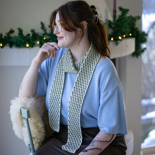 1. adventtisunnuntai - Virkkaus - Steppingstone - Huivi