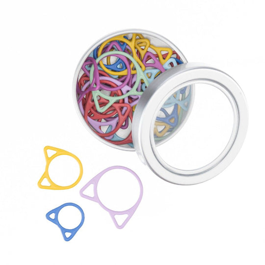 Metalliset silmukkamerkit - Kissa - Sekalaisia Kokoja - Hobbii