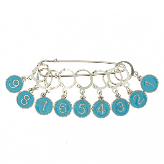 

Silmukkamerkkisetti numeroilla ja huivineulalla - Hobbii
1