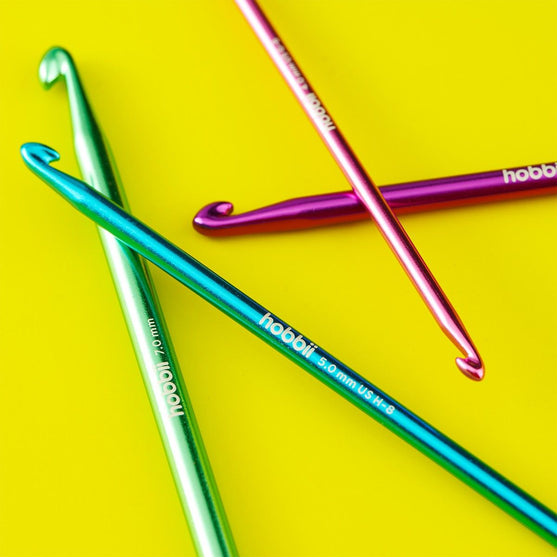 

Alumiiniset kaksipäiset tunisialaiset virkkuukoukut - 14 cm - Hobbii
5