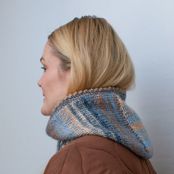 

2. adventtisunnuntai - Neulonta - Winter Sky - Balaclava Huppumyssy
3